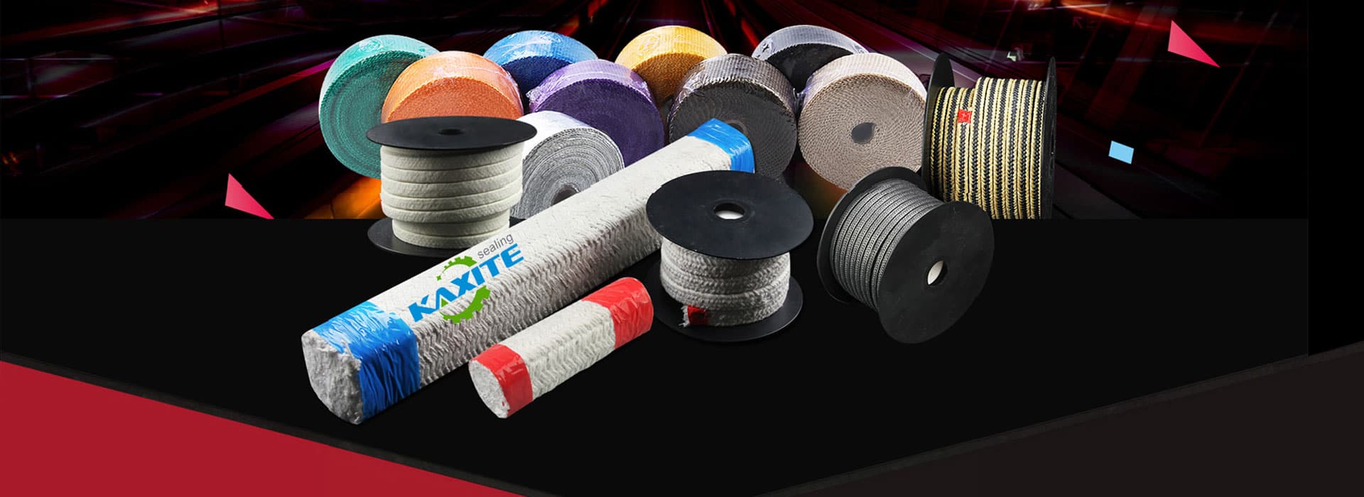Bện than chì và PTFE bện để bịt kín thân van