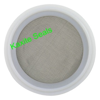 PTFE Tri Clamp Screen vệ sinh Gasket với SS 316 mEsh