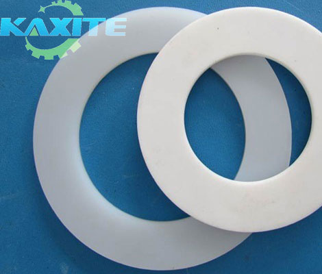 Tinh khiết ptfe gasket gửi như mẫu cho khách hàng Ý, chờ đợi cho DHL đến lấy đi